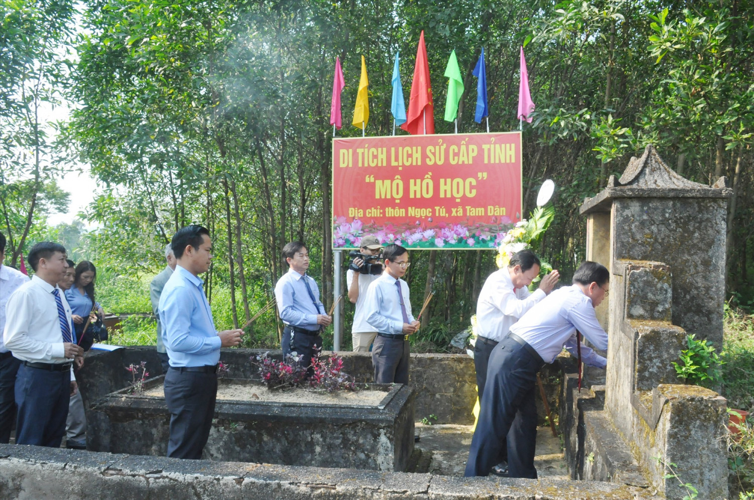 Mộ Hồ Học (xã Tam Dân) được xếp hạng di tích lịch sử cấp tỉnh
