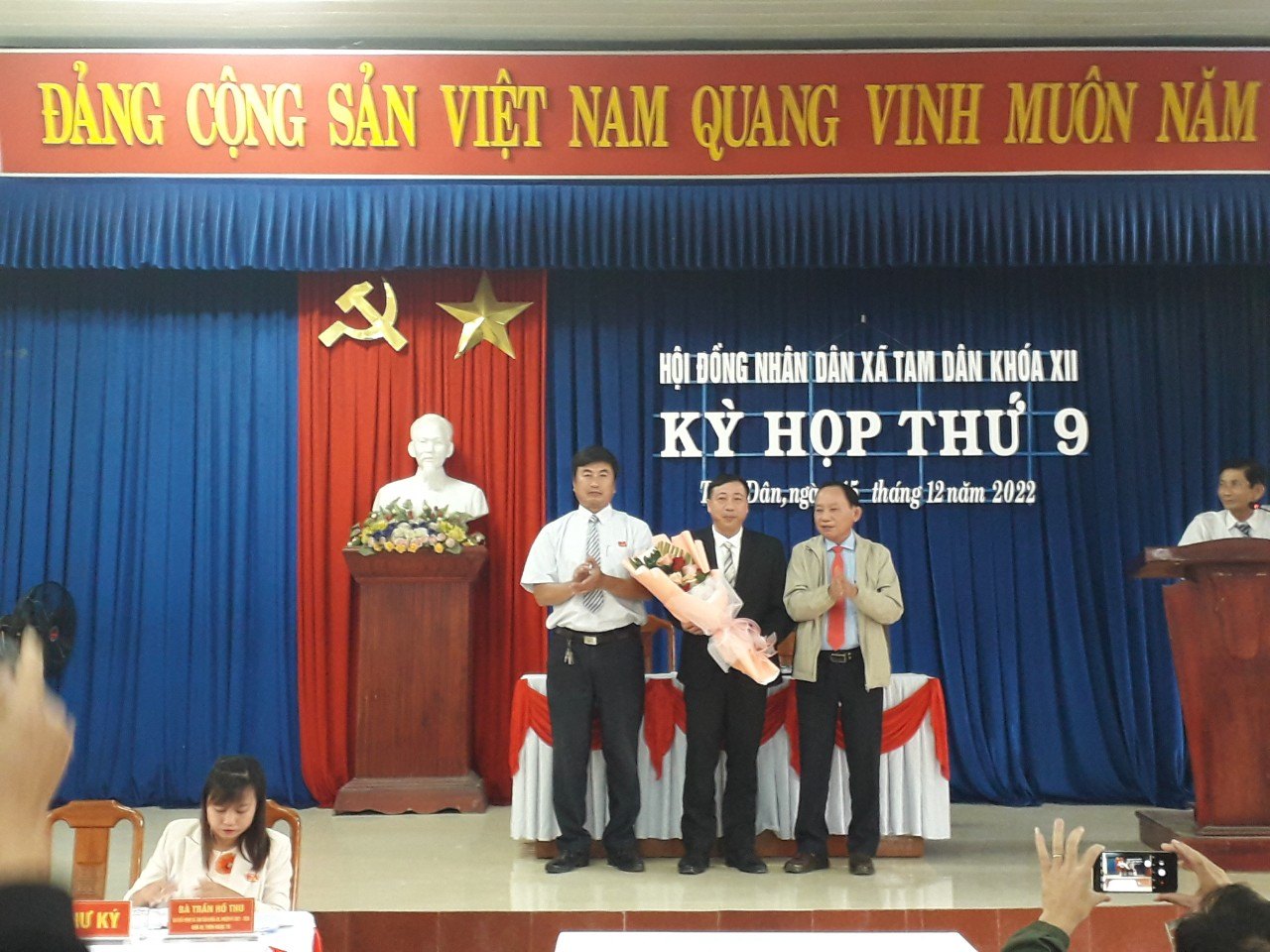 Ông Võ Văn Nam được bầu làm Chủ tịch UBND xã Tam Dân nhiệm kỳ 2021-2026